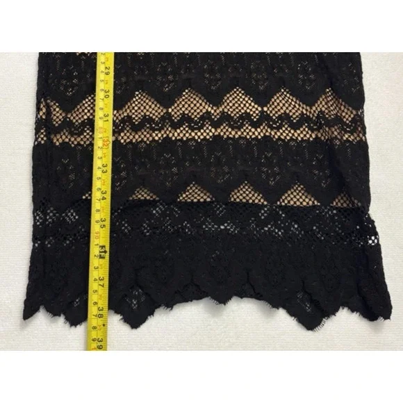 Nightcap Sierra Lace 3/4 Sleeve Deep V Dress Size 2 Us S - Picture 8 of 11